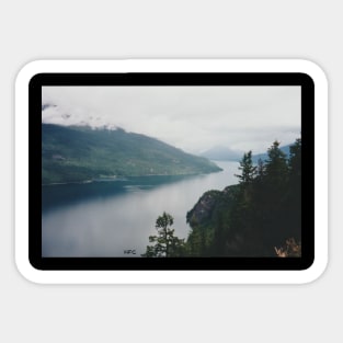 How placid is this lake? Sticker